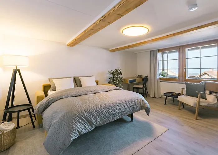 Skandi Mit Seesicht Nahe Interlaken