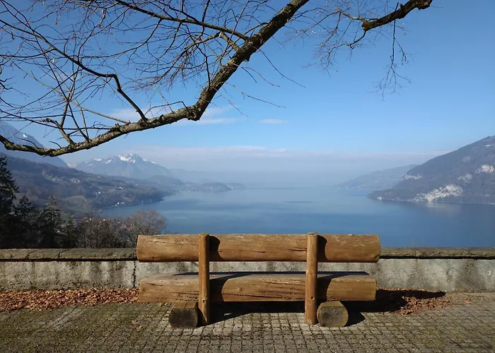 شقة Skandi Mit Seesicht Nahe Interlaken ليسيغن
