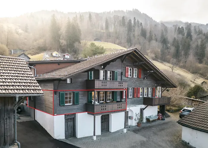 Skandi Mit Seesicht Nahe Interlaken شقة ليسيغن